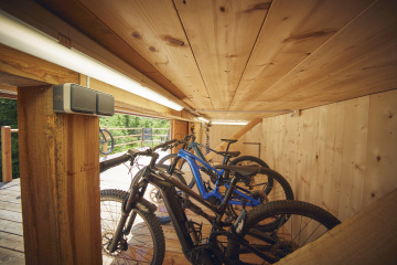 Storage room bicycles